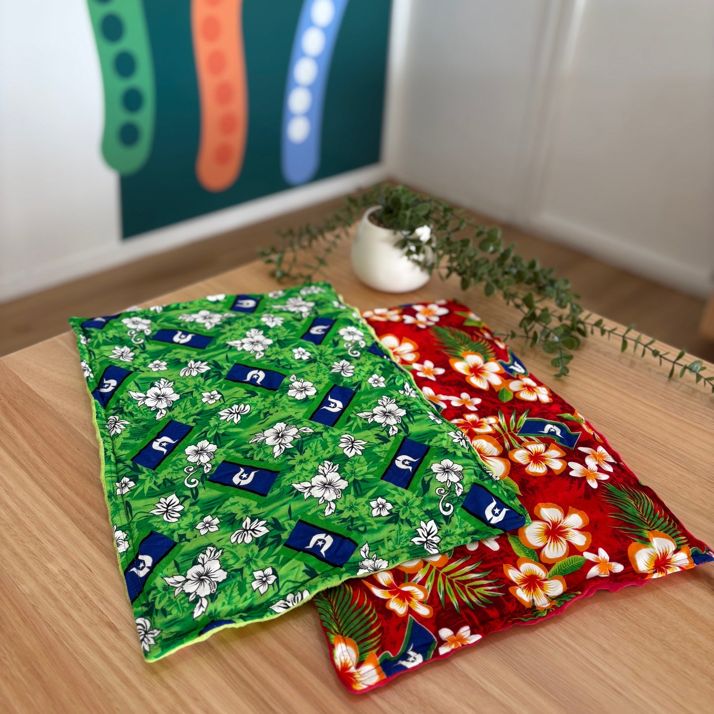 Weighted Sensory Lap Blanket (Torres Strait Islander Prints)