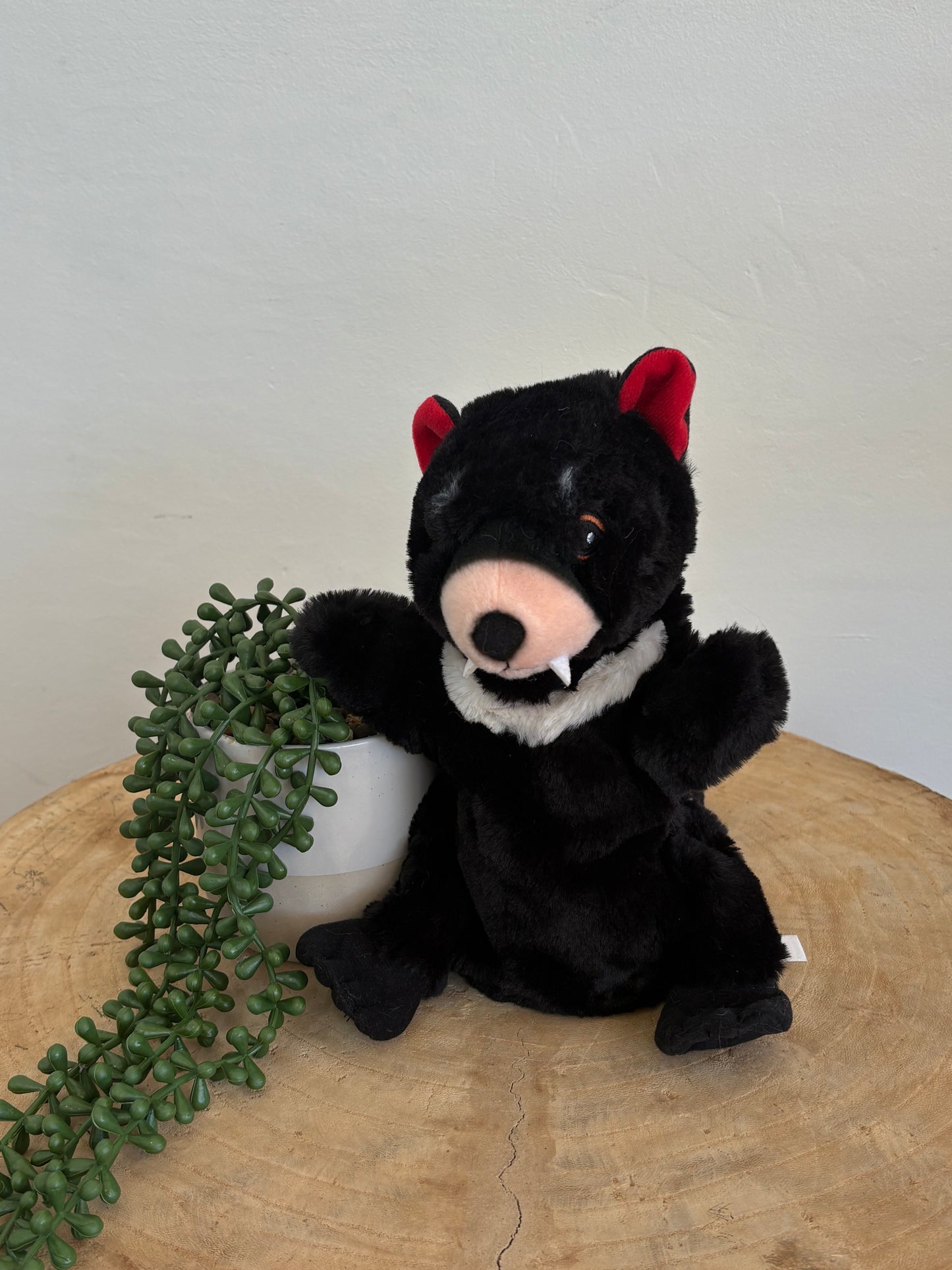 Eco Tasmanian Devil Hand Puppet - 100% Recycled