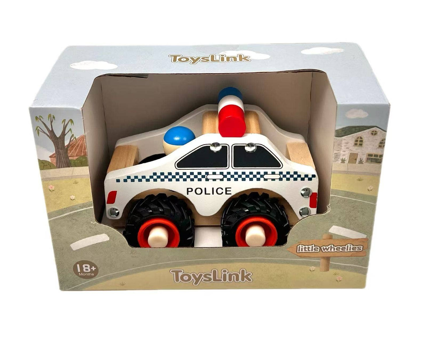 Wooden Police Car