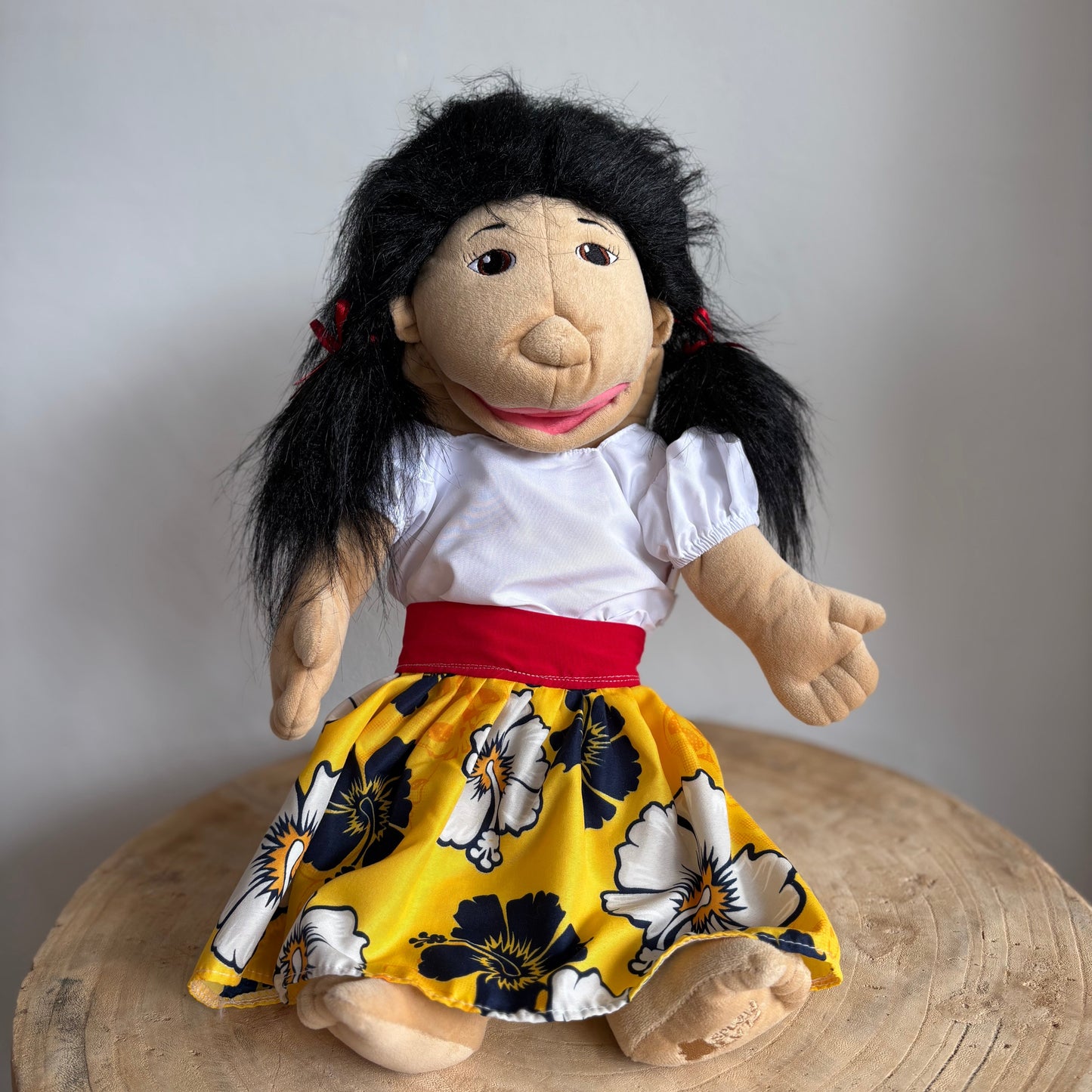 Sissy Hand Puppet (Yellow Floral)