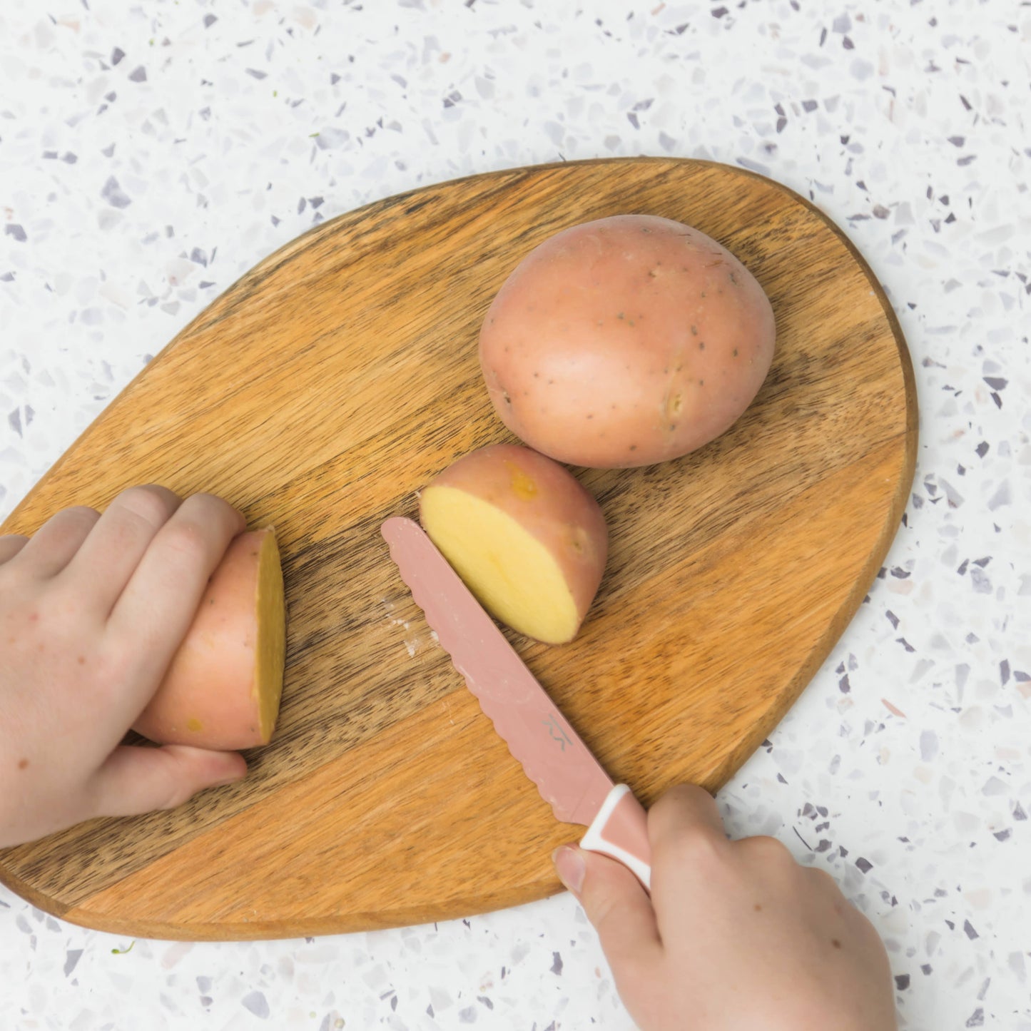 Kiddikutter child safe knives Dusky Rose