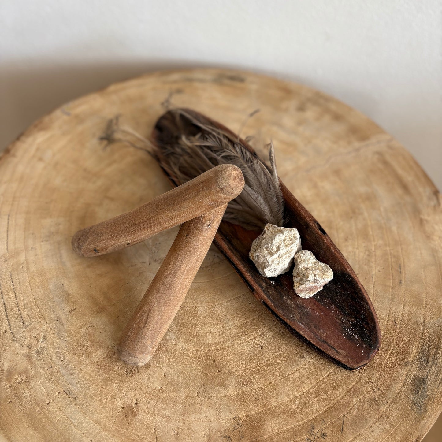 Clap Sticks & Coolamon Set by Birramari Aboriginal Arts, Crafts & Entertainment