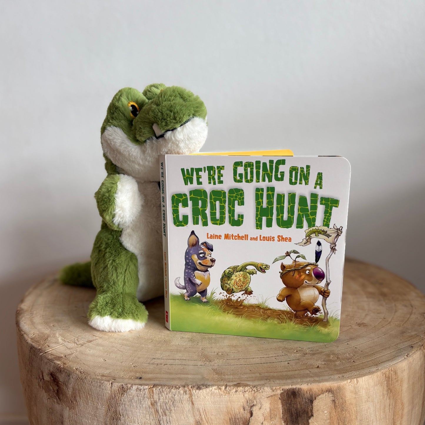 We're Going On A Croc Hunt by Laine Mitchell (Board Book)