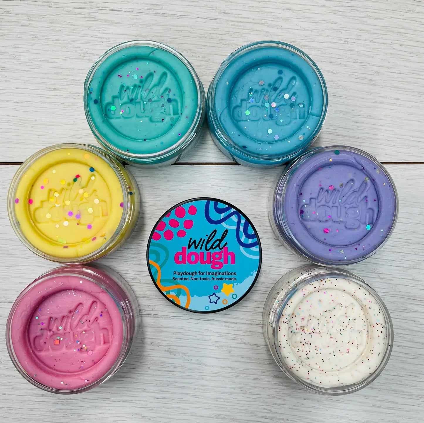 Fairy Dust White Playdough