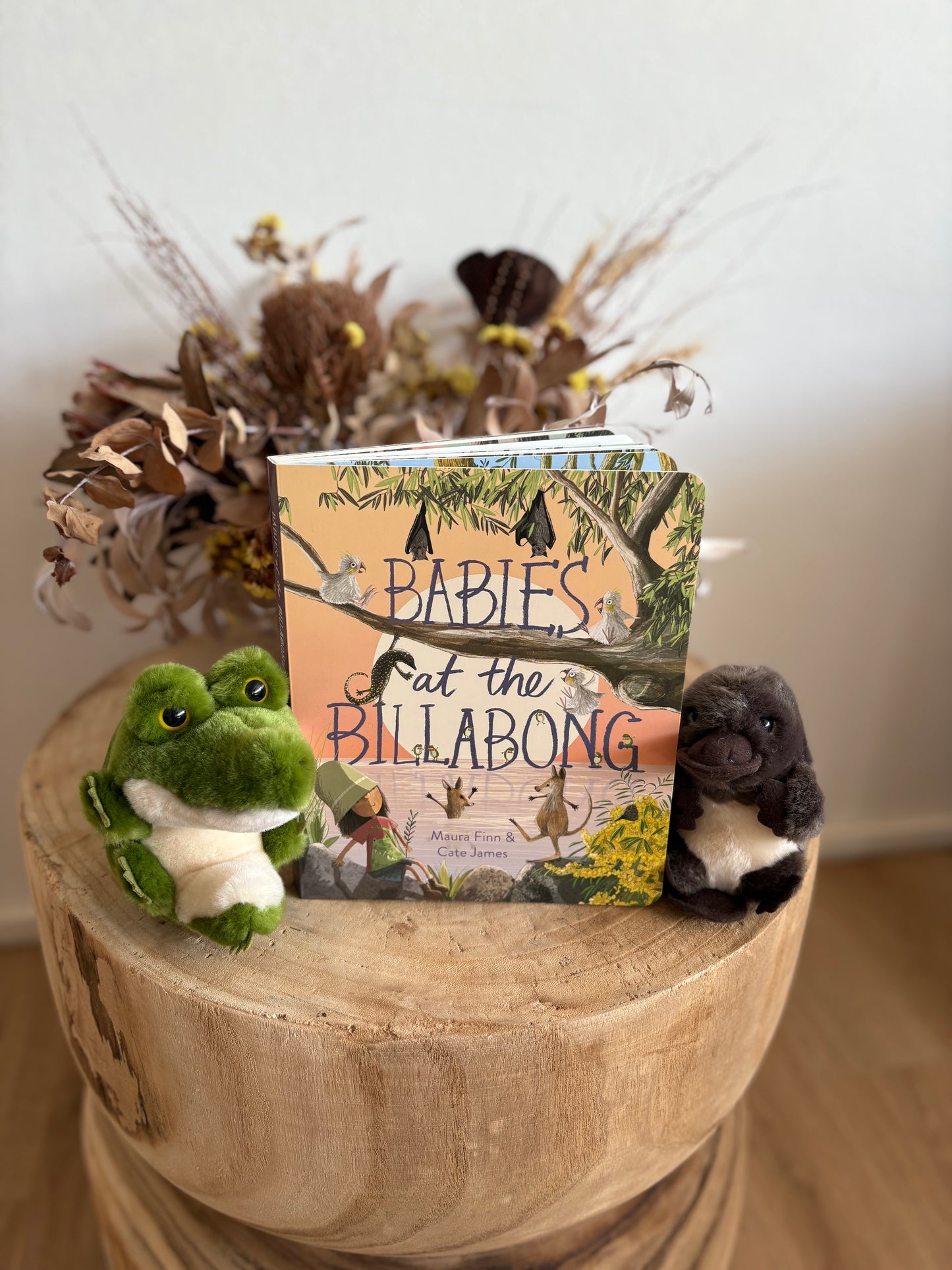 Babies At The Billabong by Maura Finn (Board Back)