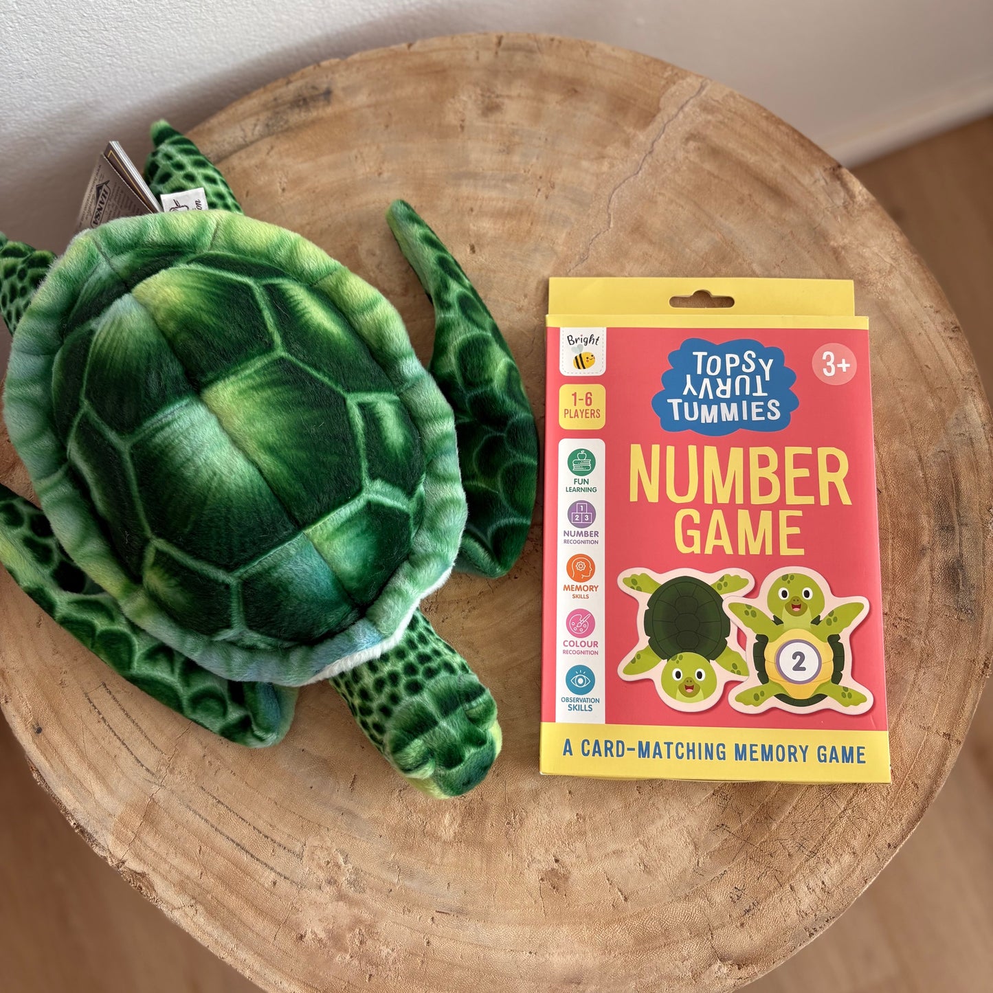 Topsy-Turvy Tummies: Number Match Turtles