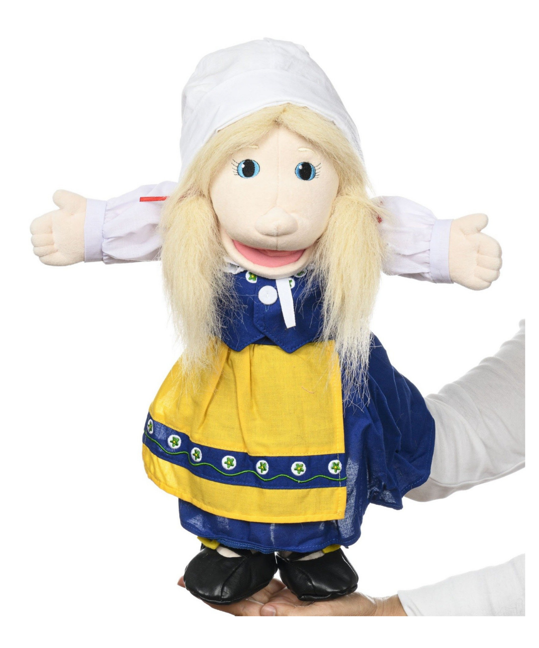 Annika - Girl Hand Puppet from Sweden