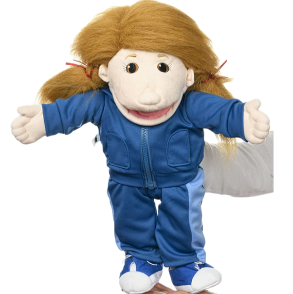Chloe - Fitness Girl Hand Puppet (Cultural Edition)