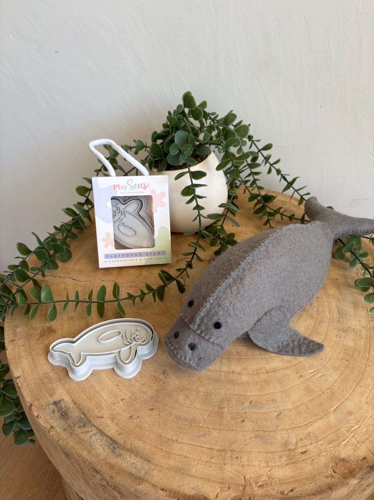 Eco Playdough Stamp | Dugong & Turtle Set