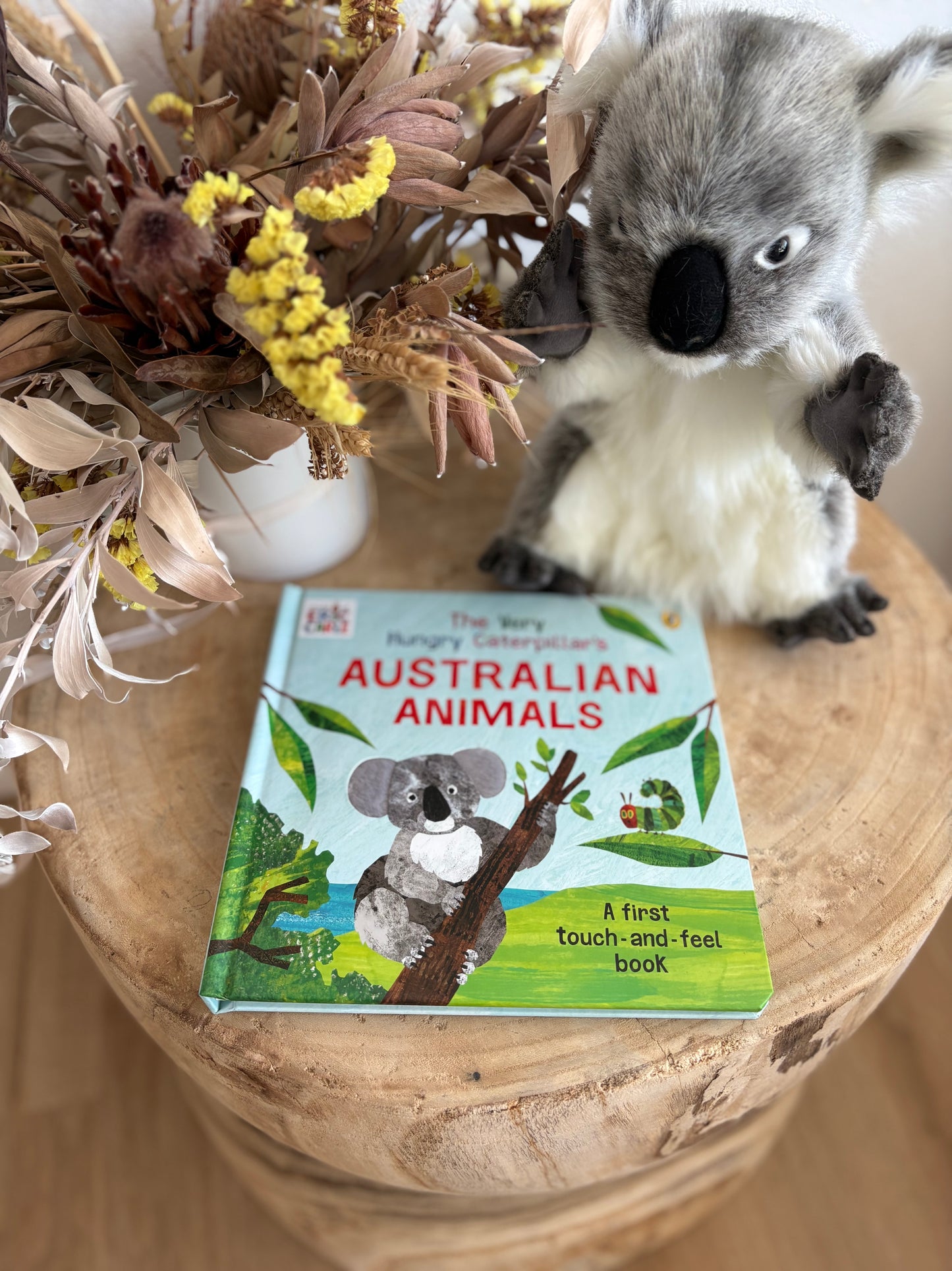 The Very Hungry Caterpillar's Australian Animals Touch & Feel Book by Eric Carle (Board Book)