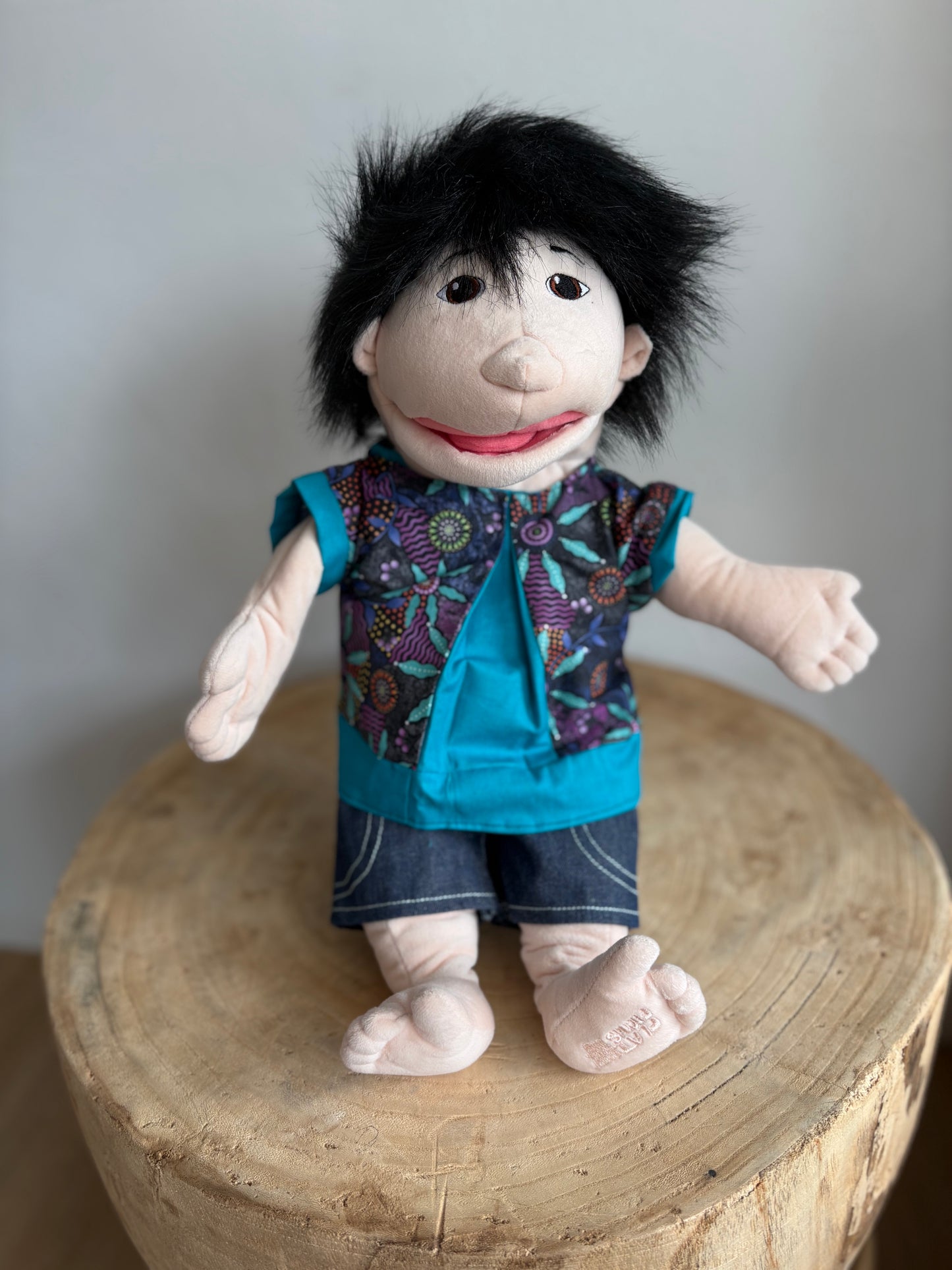 Brutha Hand Puppet (Denim Shorts)