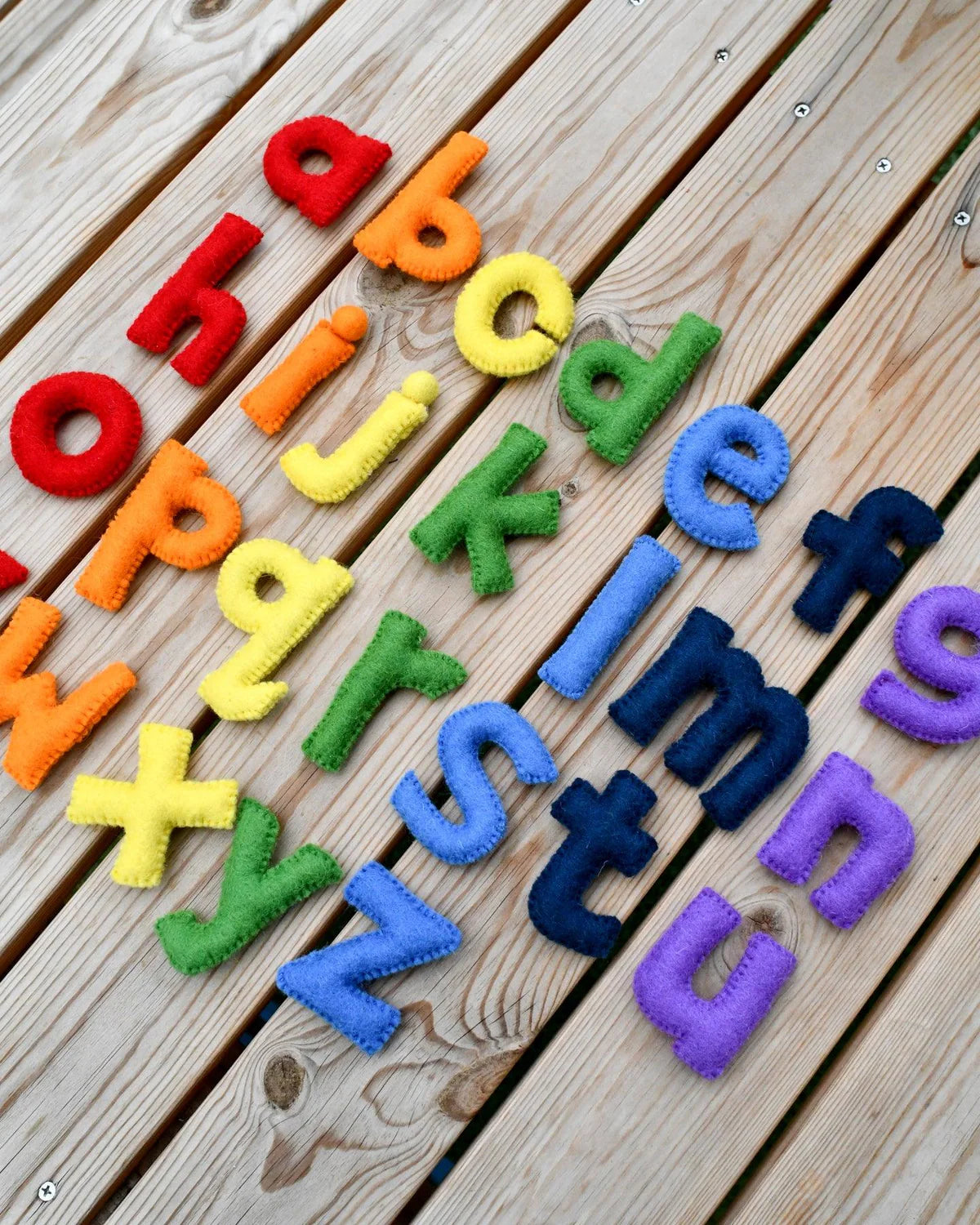 Felt Alphabet Capital Lowercase Letters
