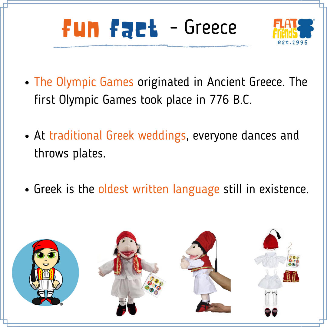 Arthur - Boy Hand Puppet from Greece