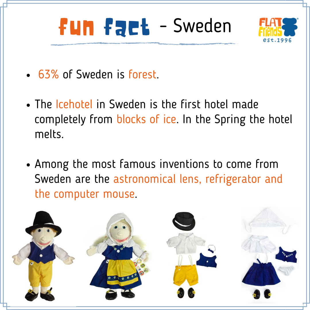 Annika - Girl Hand Puppet from Sweden