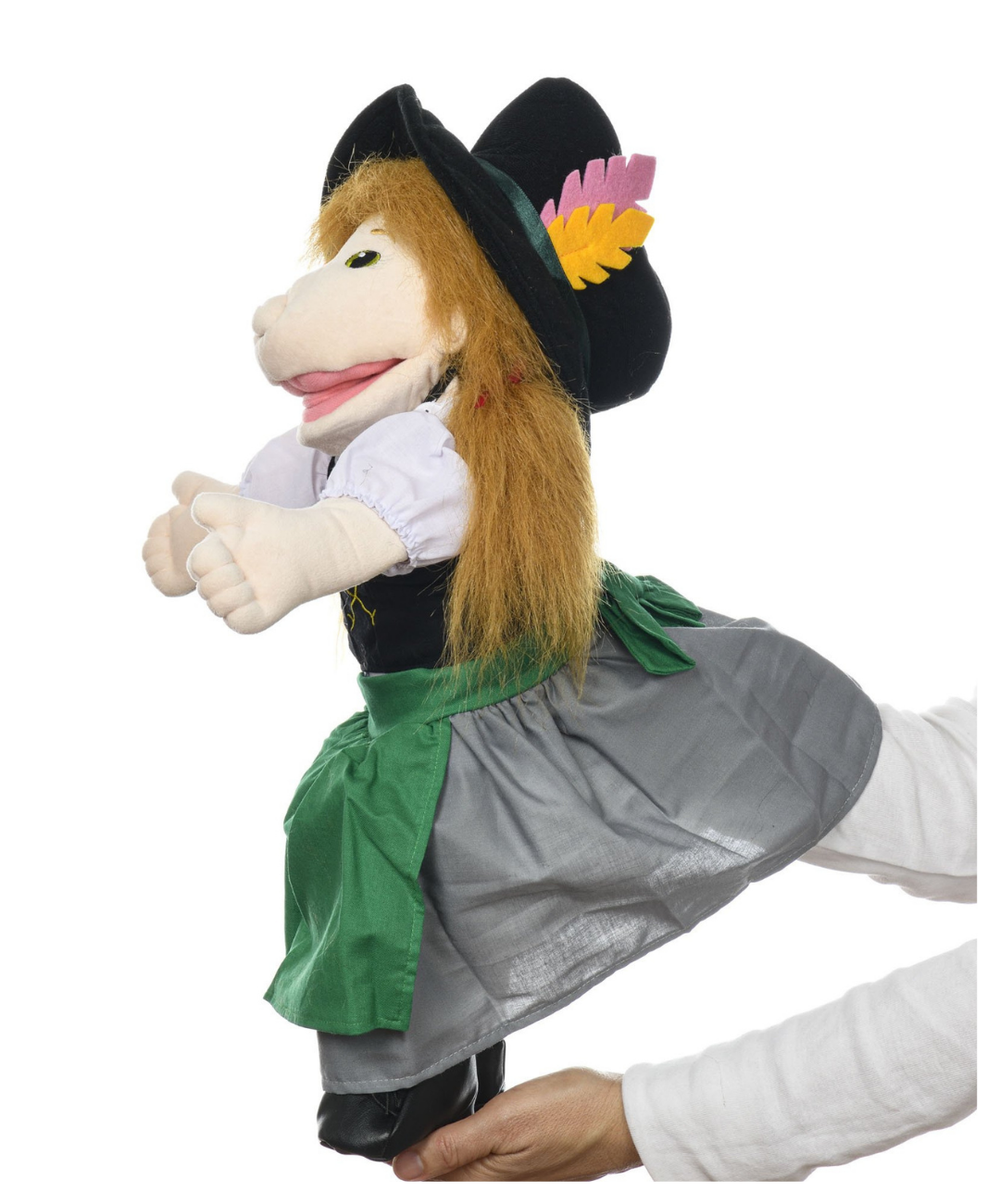 Heidi - Girl Hand Puppet from Germany