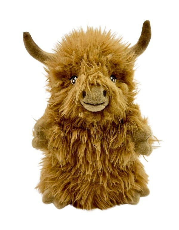 ECO Highland Cow Hand Puppet-100% Recycled