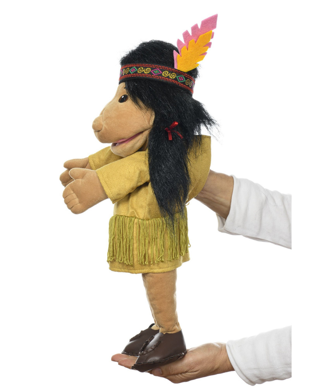 Kimi - Girl Hand Puppet from New Mexico, USA (Cultural Edition)