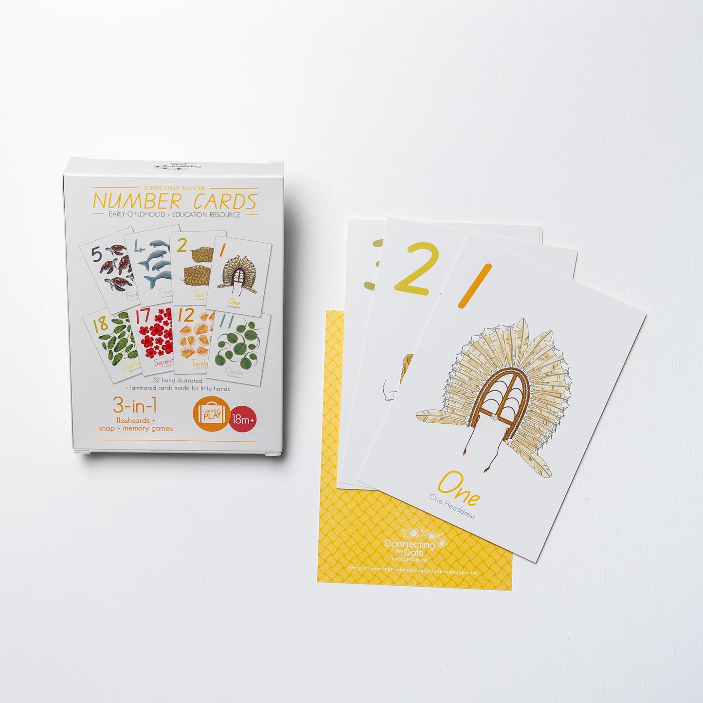 Torres Strait Islander 3 in 1 Number, Memory and Snap Cards