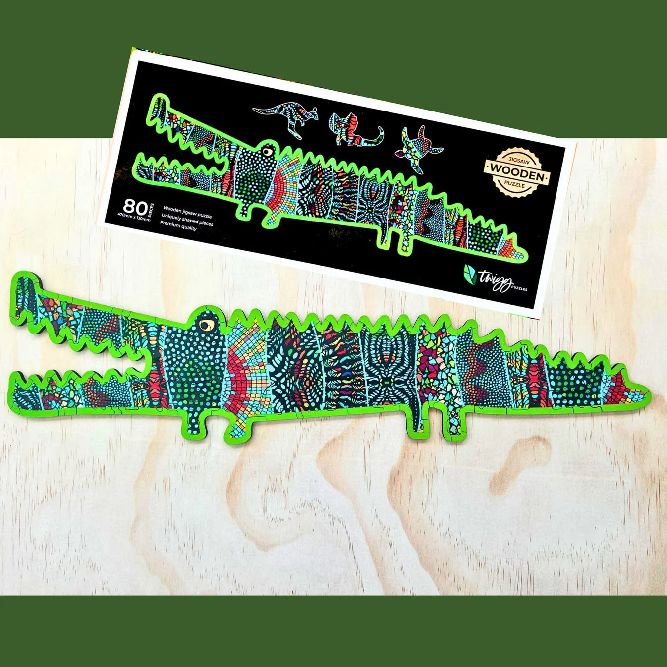 Mr Croc 80 Piece Puzzle