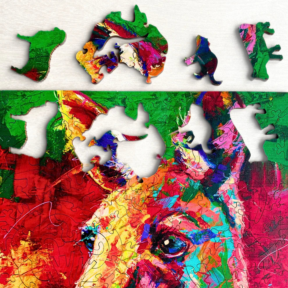 Clive the Kangaroo - Jos Coufreur Original Artist - Original Artwork 147 Piece Puzzle