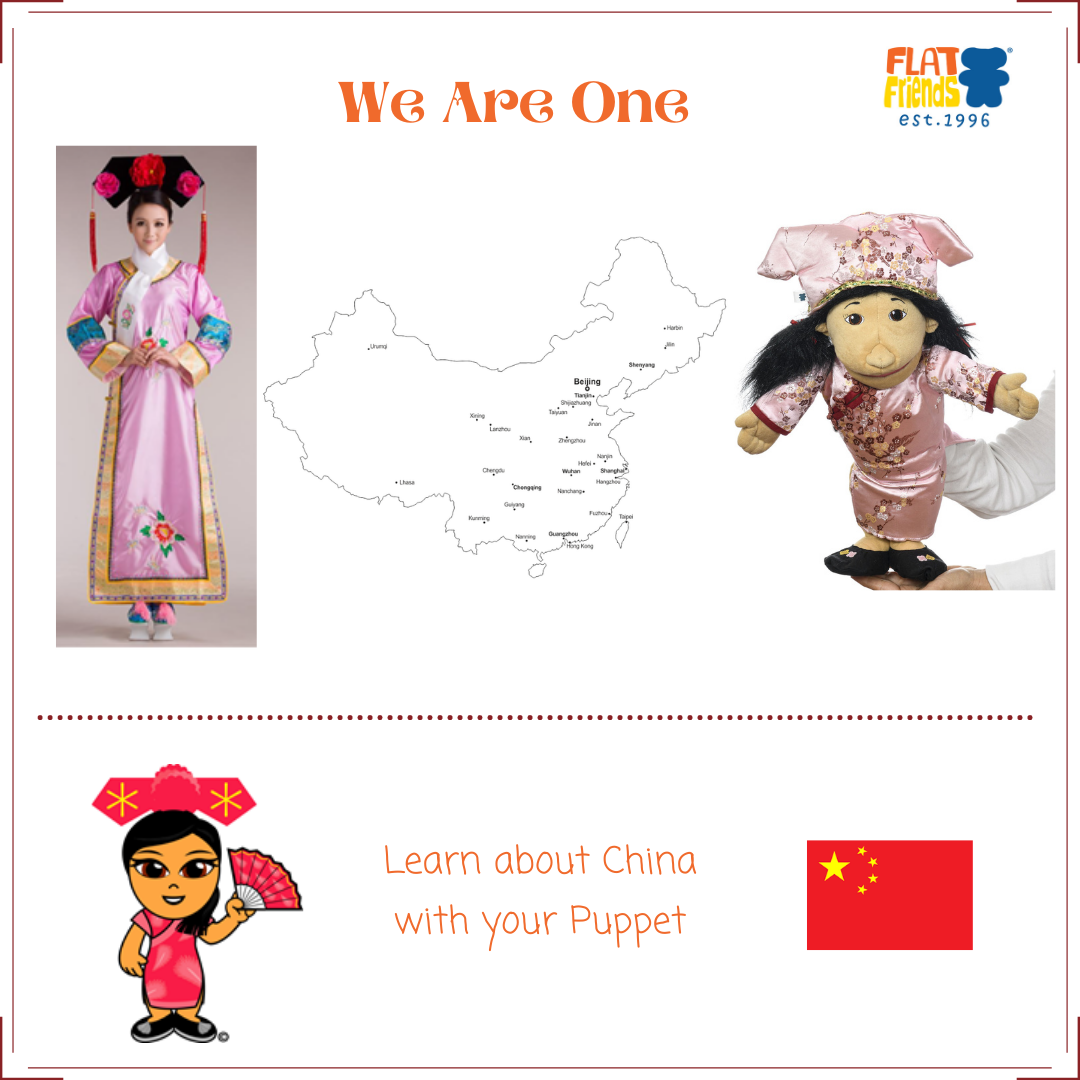 Fufu - Girl Hand Puppet from China