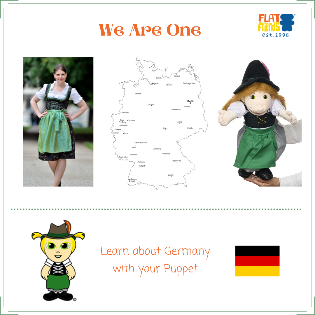 Heidi - Girl Hand Puppet from Germany