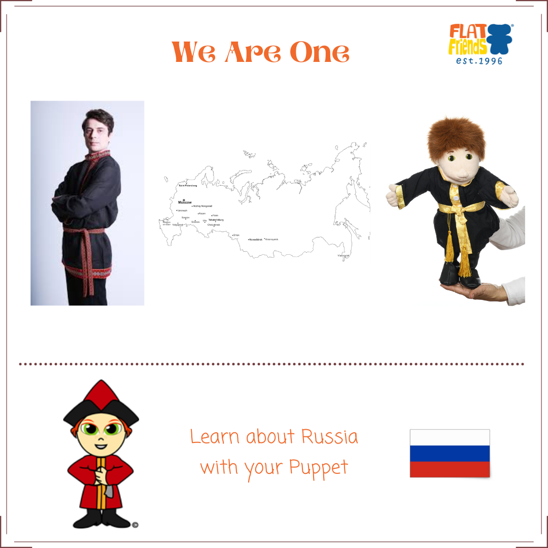 Sasha - Boy Hand Puppet from Russia (Cultural Edition)