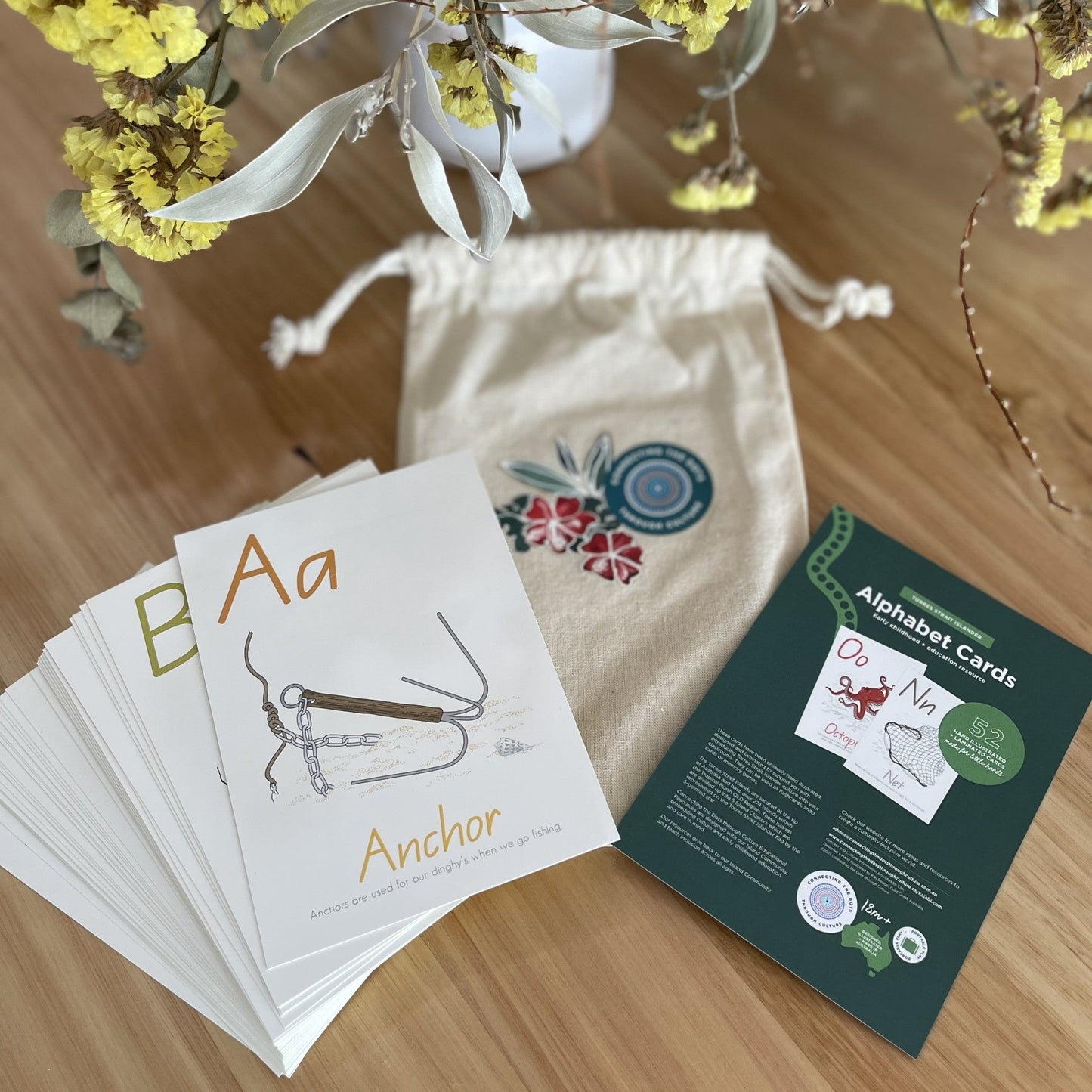 Torres Strait Islander 3 in 1 Alphabet, Memory and Snap Cards