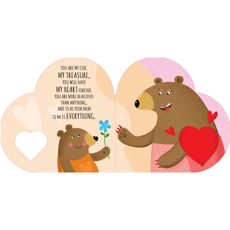 Sassi Shaped Board Book - With Love Mummy