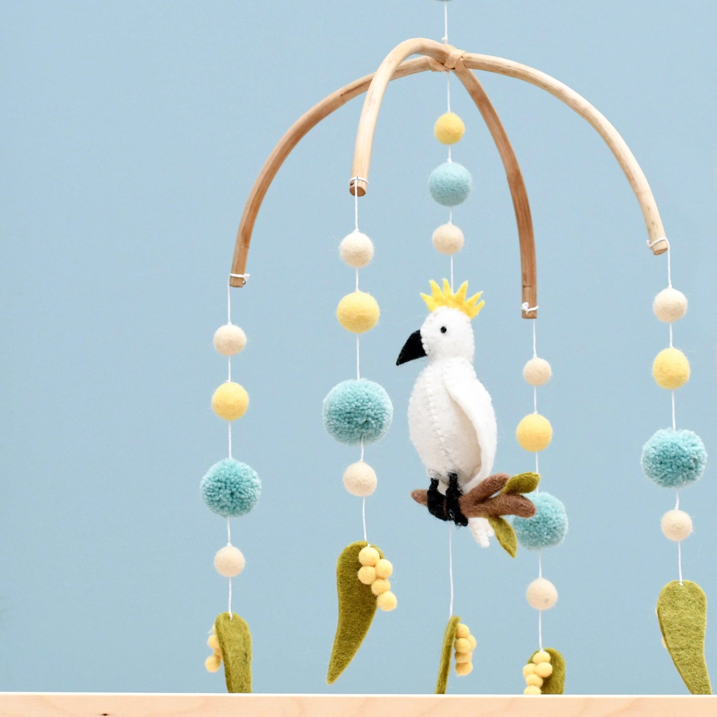 Cockatoo Australiana Nursery Cot Mobile - Cockatoo