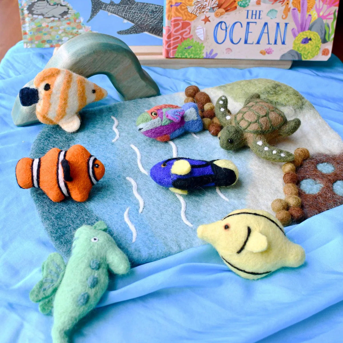 Felt Coral Reef Fish Toys Set