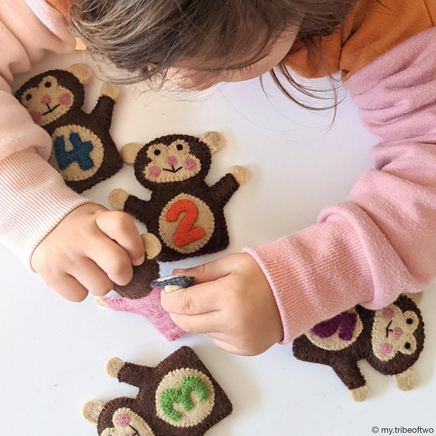 Five Little Monkeys, Finger Puppet Set
