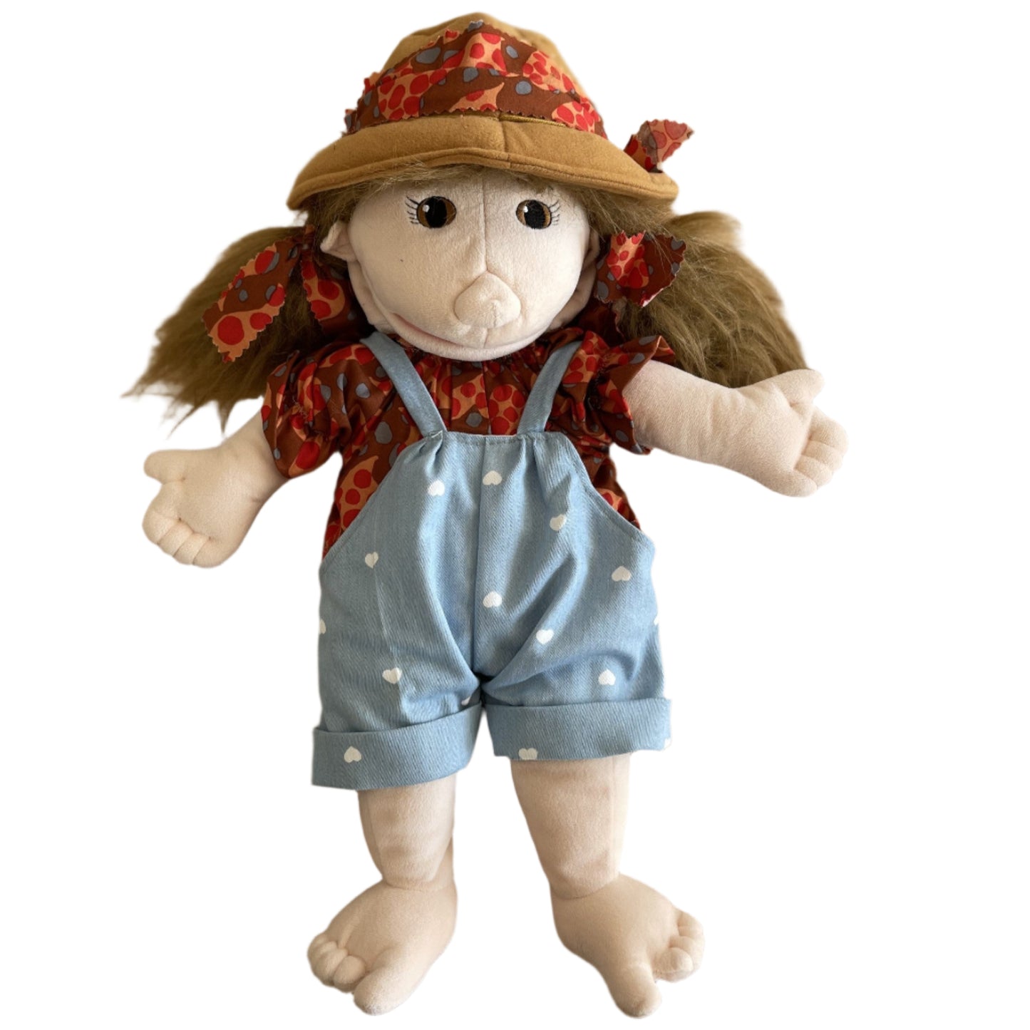 Jane - Earth Colours Girl Hand Puppet from Australia (Cultural Edition)
