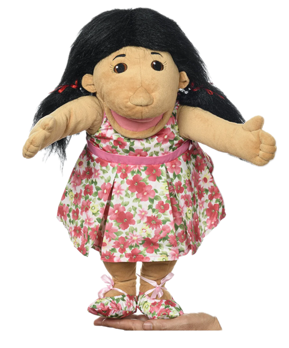 Kimi - Girl Hand Puppet from New Mexico, USA (Cultural Edition)