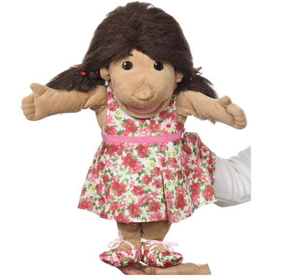 Luci - Girl Hand Puppet from Brazil (Cultural Edition)