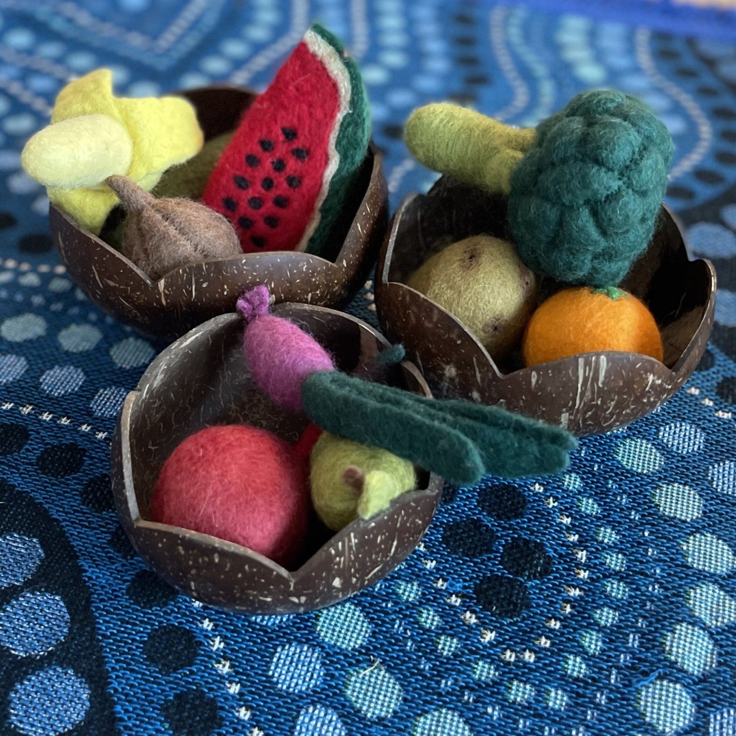 Coco Flower Bowls Set of 3