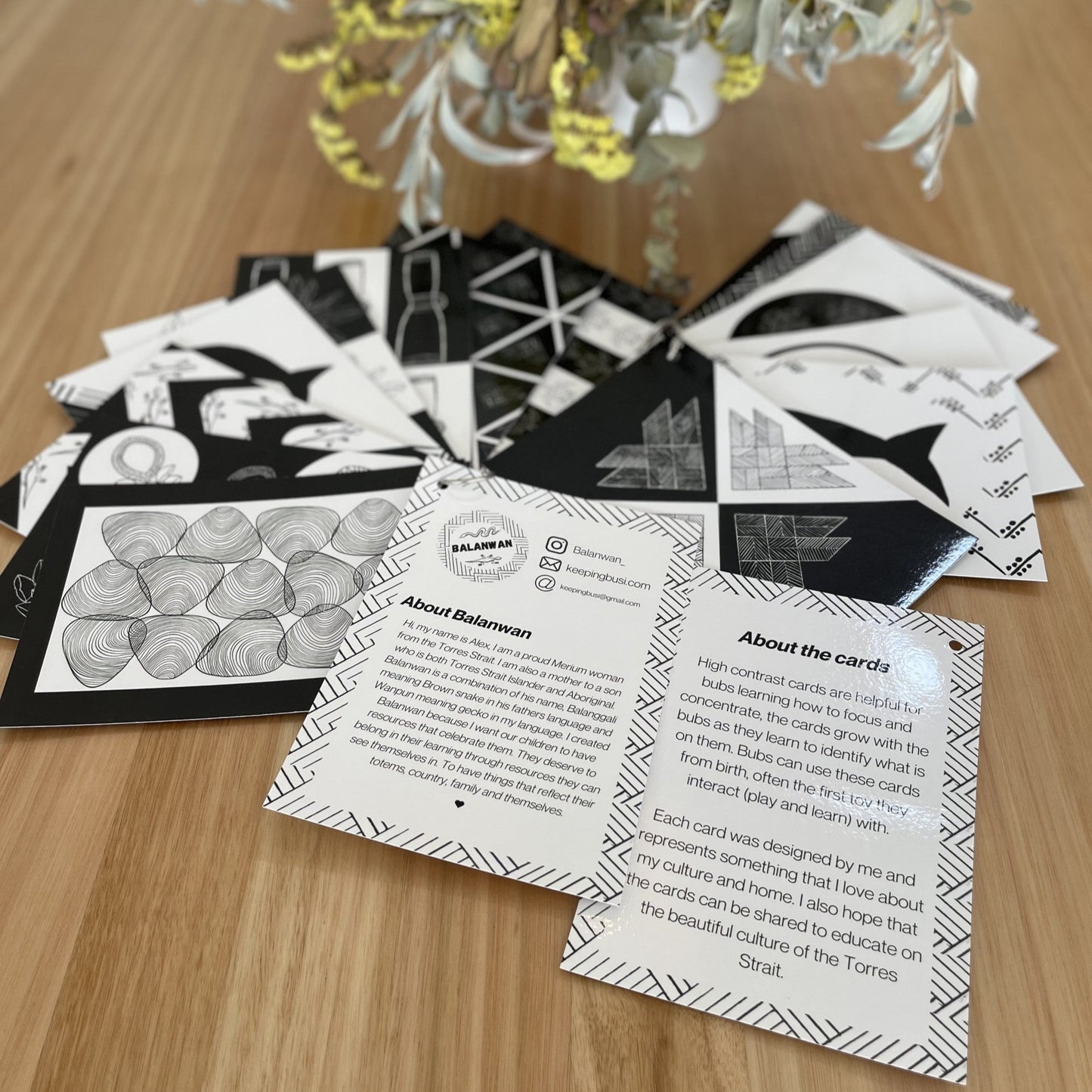 High Contrast Cards
