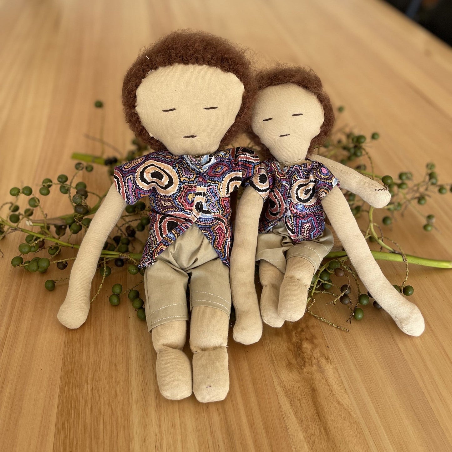 Dadda & Brutha Handmade Doll Set