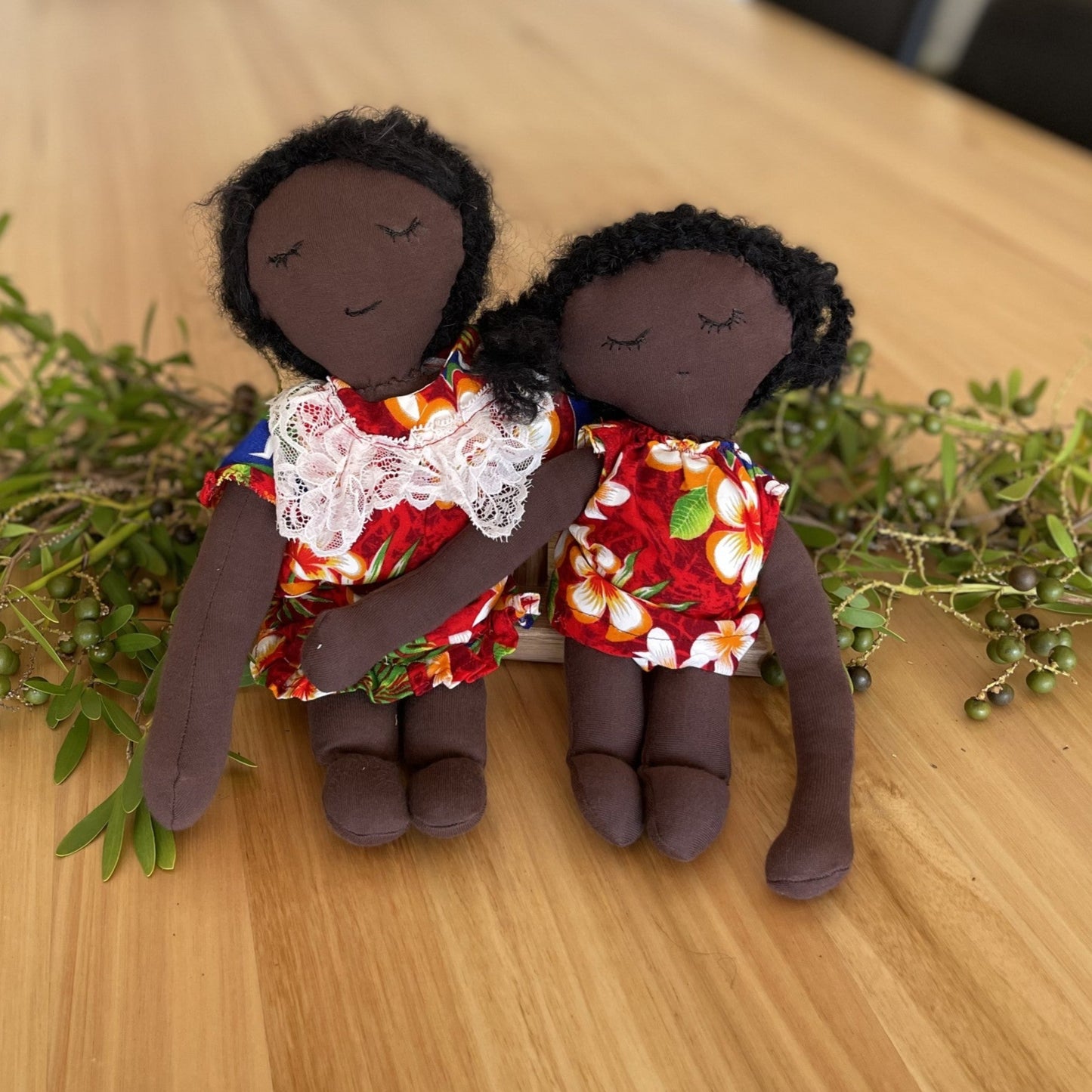 Mumma & Sissy Handmade Doll Set