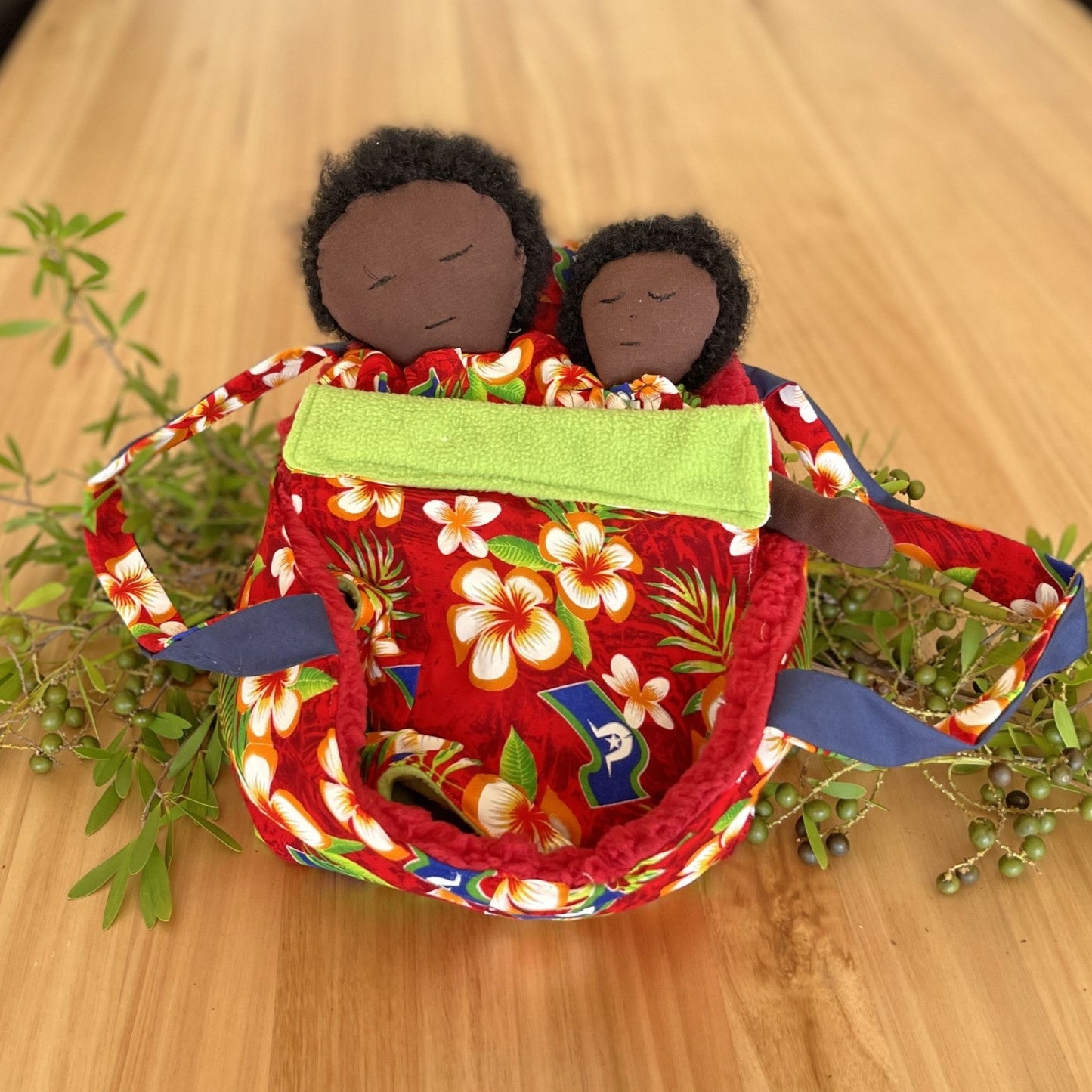 Dadda & Bala Handmade Red Doll Set