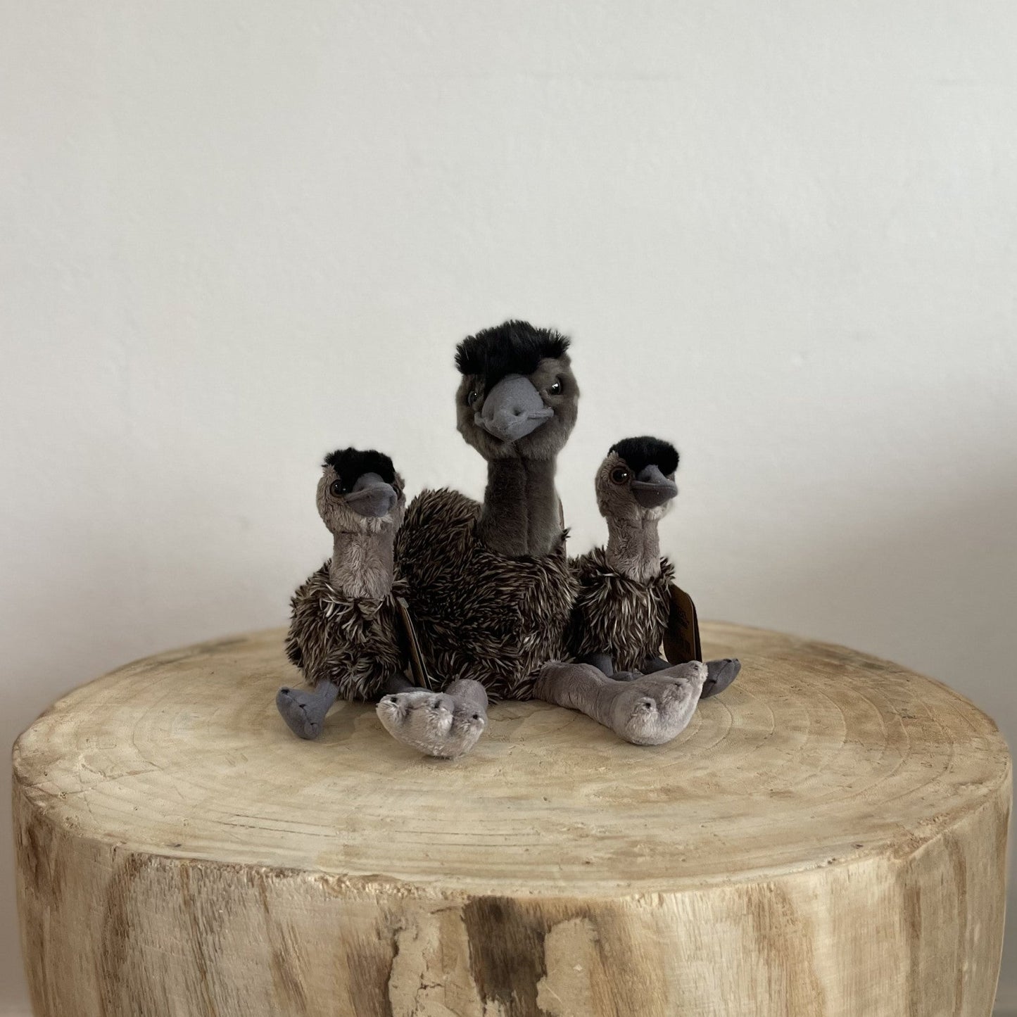 Emu Mum & Emu Chick Soft Plush Toy