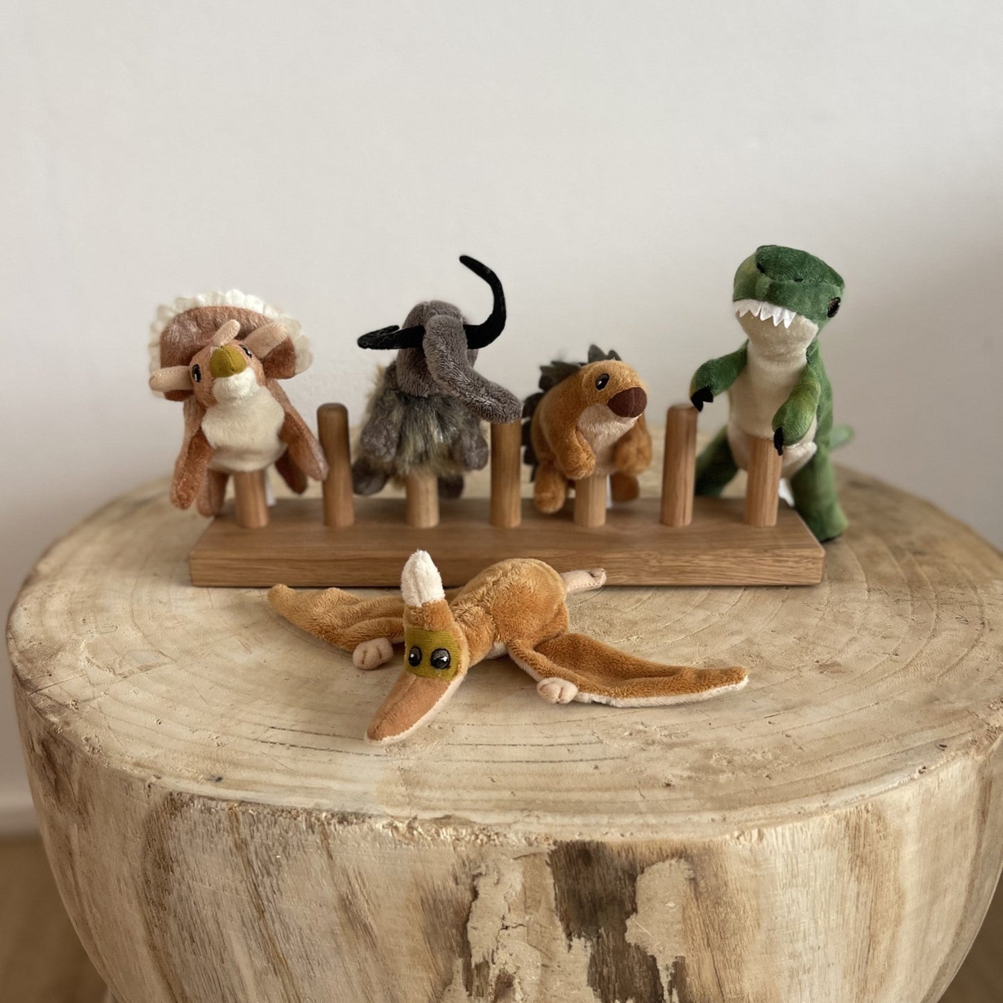 Dinosaur Friends Finger Puppet Set