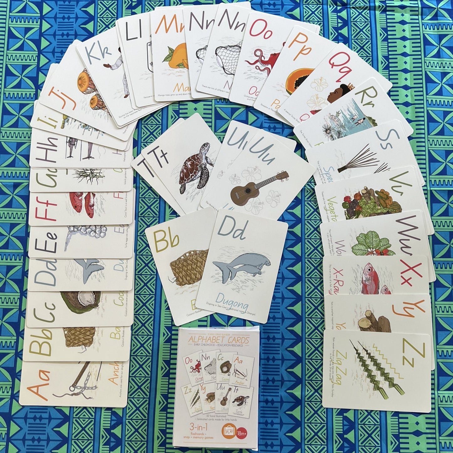 Torres Strait Islander 3 in 1 Alphabet, Memory and Snap Cards