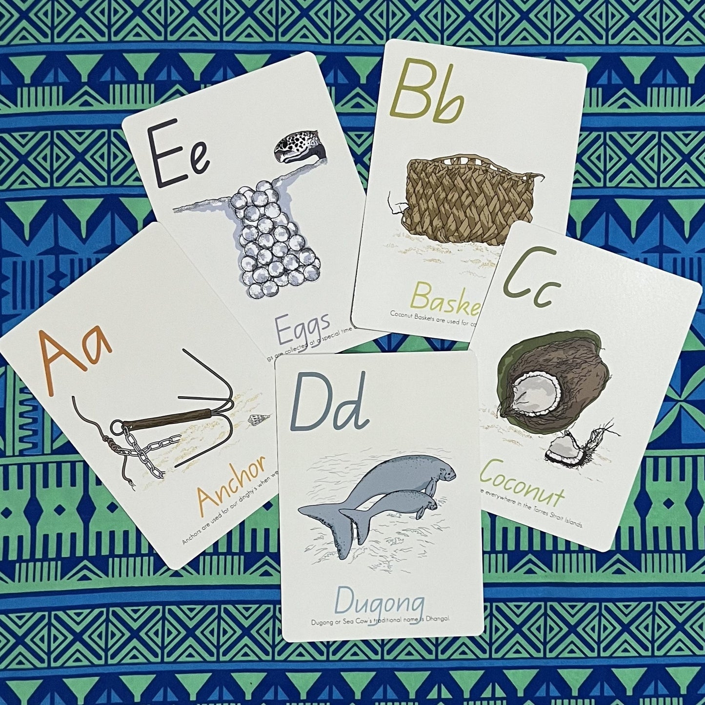 Torres Strait Islander 3 in 1 Alphabet, Memory and Snap Cards