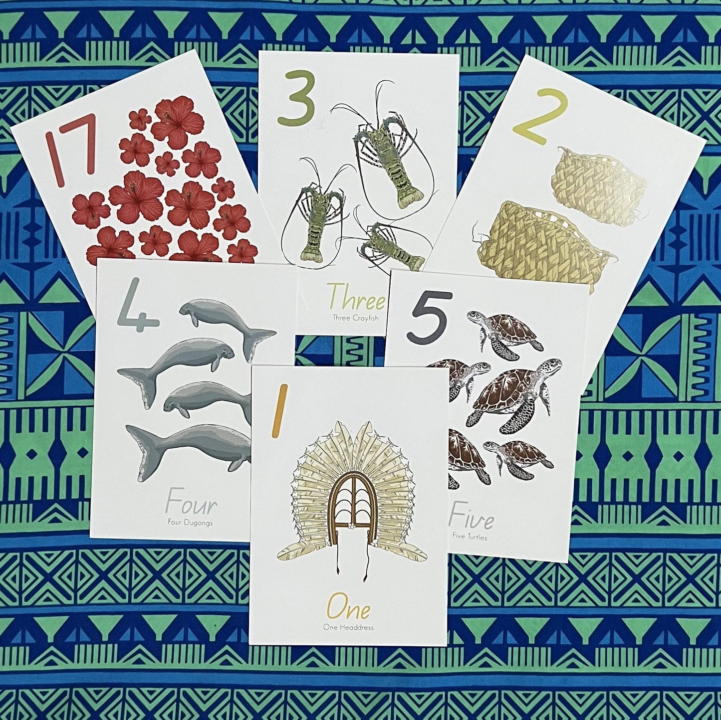 Torres Strait Islander 3 in 1 Number, Memory and Snap Cards