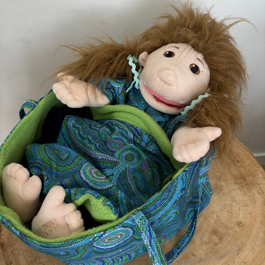 Sista Carry Bag Set (Blue Design)