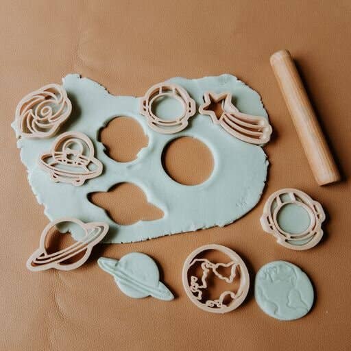 Outer Space Cutter Set - Eco Playdough Tool