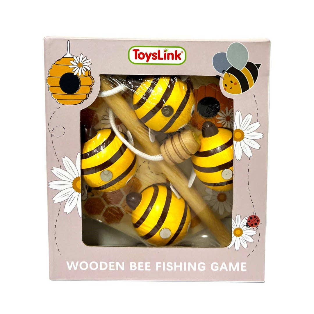 Wooden Bee Fishing Game