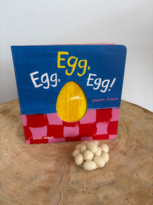 Egg, Egg, Egg by Sarah Finan (Board Book)