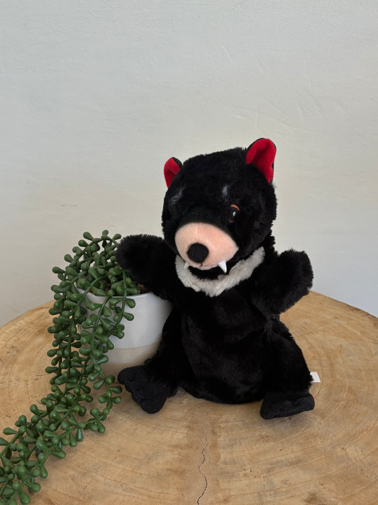Eco Tasmanian Devil Hand Puppet - 100% Recycled